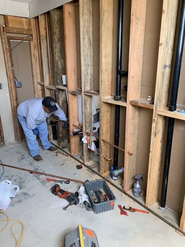 Commercial rough-in plumbing for Gas Line Repair in Dunhams Corners